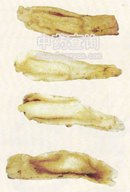 桔梗藥材飲片(斜切片)